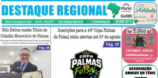 CAPA JORNAL DESTAQUE REGIONAL 14/08