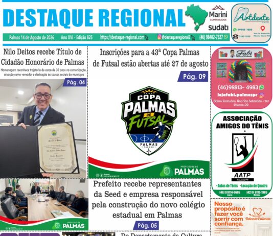 CAPA JORNAL DESTAQUE REGIONAL 14/08