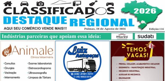 CLASSIFICADOS DESTAQUE REGIONAL 28/08