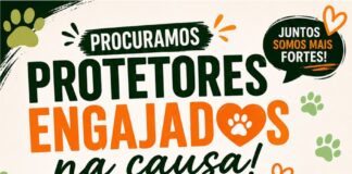 PROCURAMOS PROTETORES PARA FAZER PARTE DO NOSSO GRUPO DE APOIO