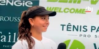 A palmense Eduarda “Duda” Gomes, estreou com vitória no circuito profissional de tênis