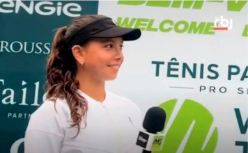 A palmense Eduarda “Duda” Gomes, estreou com vitória no circuito profissional de tênis