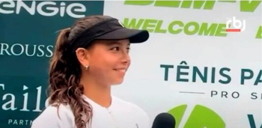 A palmense Eduarda “Duda” Gomes, estreou com vitória no circuito profissional de tênis