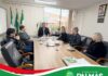 Prefeito recebe representantes da Seed e empresa responsável pela construção do novo colégio estadual em Palmas
