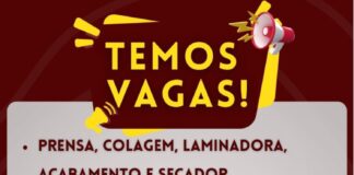 VAGAS DE TRABALHO