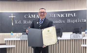Nilo Deitos recebe Título de Cidadão Honorário de Palmas