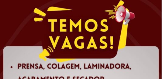 VAGAS DE TRABALHO