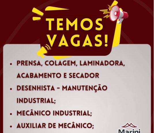 VAGAS DE TRABALHO