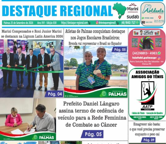 CAPA JORNAL DESTAQUE REGIONAL 25/09