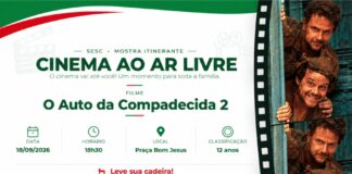 Cinema na Praça exibe “O Auto da Compadecida 2” nesta sexta-feira em Palmas