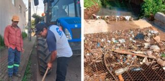 Infraestrutura intensifica limpeza de bueiros como medida preventiva diante da previsão de chuvas em Palmas