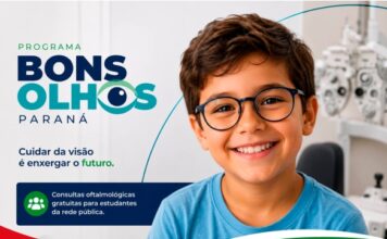 Programa Bons Olhos Paraná começa em Palmas e vai atender estudantes de 6 a 17 anos