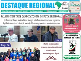 CAPA JORNAL DESTAQUE REGIONAL 01/10