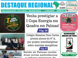 CAPA JORNAL DESTAQUE REGIONAL 16/10