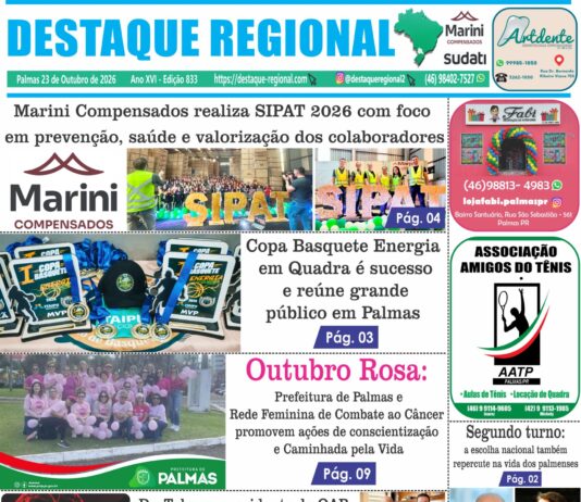 CAPA JORNAL DESTAQUE REGIONAL 23/10