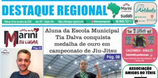 CAPA JORNAL DESTAQUE REGIONAL 30/10