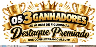 ÁLBUM DE FIGURINHAS DESTAQUE PREMIADO