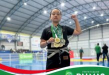 Aluna da Escola Municipal Tia Dalva conquista medalha de ouro em campeonato de Jiu-Jitsu