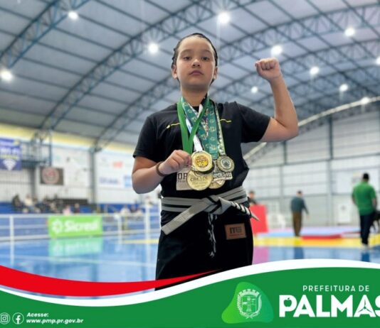 Aluna da Escola Municipal Tia Dalva conquista medalha de ouro em campeonato de Jiu-Jitsu