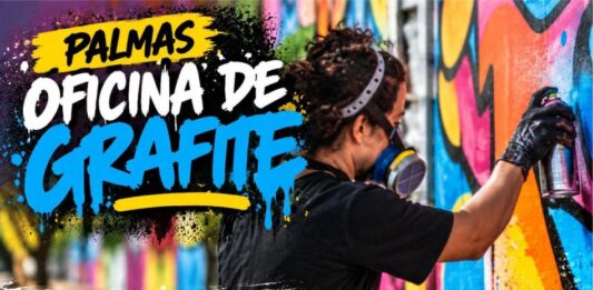 Palmas recebe Oficina Gratuita de Grafite na próxima segunda-feira (26)