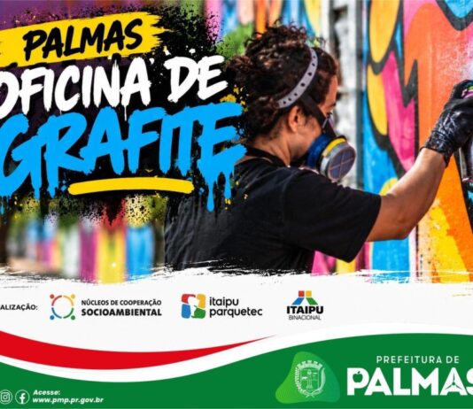 Palmas recebe Oficina Gratuita de Grafite na próxima segunda-feira (26)