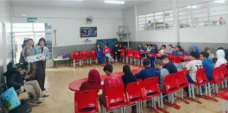 Clube da Leitura realiza atividade literária e educativa na Escola Municipal Tia Dalva