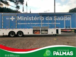 Carreta de exames de imagem já está em Palmas e vai ampliar acesso a tomografias e ultrassonografias pelo SUS